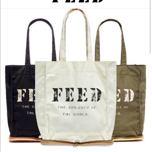 feed projects Bags Feed Projects Packable Zip Tote 0 Meals Poshmark